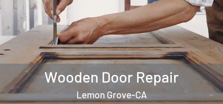 Wooden Door Repair Lemon Grove-CA